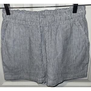 Thread & Supply Blue White Striped Mali Shorts Womens Size Small Pull On NWT